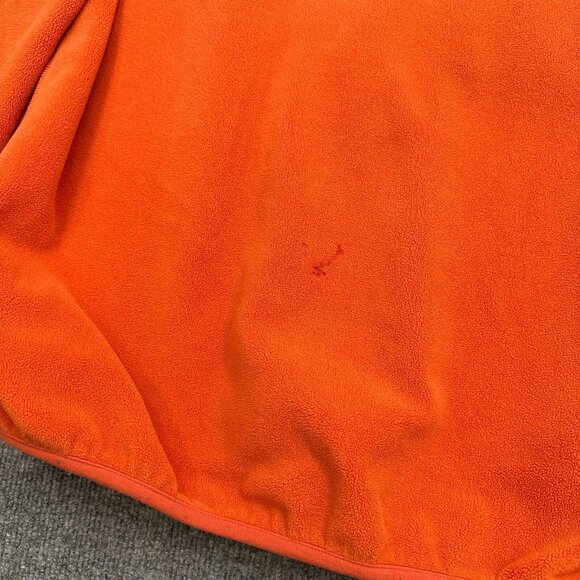 VTG POLO SPORT Ralph Lauren Men XL Orange Fleece Anorak Jacket Polartec 90s RARE - Picture 10 of 14